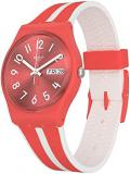 Swatch Womens Analogue Quartz Watch with Silicone Strap GR709