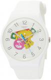 Swatch Men&#39;s Analogue Quartz Watch with Silicone Strap SUOW148