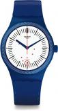 Swatch Men&#39;s Digital Automatic Watch with Silicone Strap SUTN401