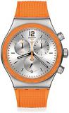 Swatch Chronograph Quartz Grey Dial Men's Watch YVS483