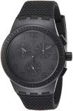 Swatch Men's Chronograph Quartz Watch with Silicone Strap SUSB104