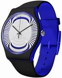 Swatch Men's Analogue Quartz Watch with Silicone Strap SUON124