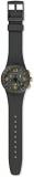 Swatch Men’s Quartz Watch with Chronograph, Silicone, SUSA401