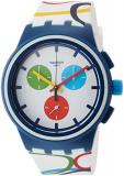 Unisex Swatch Rio All Around Chronograph Watch SUSN100