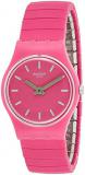 Swatch Women&#39;s Analogue Quartz Watch with Stainless Steel Strap LP149B
