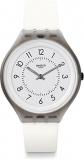 Swatch Unisex Digital Quartz Watch with Silicone Strap SVUM101