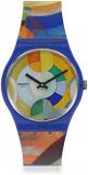 Swatch X Centre Pompidou Gent GZ712 CAROUSEL watch by Robert Delaunay