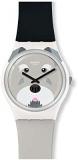 Swatch Unisex Adult Analogue Swiss Quartz Movement Watch with Silicone Strap GW210