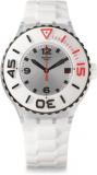 Swatch Mens Analogue Quartz Watch with Silicone Strap SUUK401