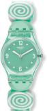 Swatch LG126B 25mm Multicolor Plastic Band &amp; Case Women&#39;s Watch