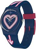 Swatch Women's Analogue Quartz Watch with Silicone Strap GN267