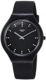 Swatch Unisex Adult Analogue Quartz Watch with Silicone Strap SVOB106