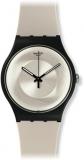 Swatch Unisex-Adult Analogue Quartz Watch with Silicone Strap SUOC104