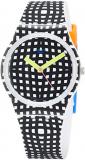 Swatch Mens Analogue Quartz Watch with Silicone Strap GW197