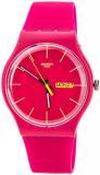 Swatch Rubine Rebel SUOR704 41 Plastic Case Pink Plastic Women&#39;s Quartz Watch