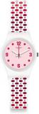 Swatch Womens Analogue Quartz Watch with Silicone Strap LW163