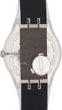 Swatch Watch New Gent SUOK157 CLEARLY BLACK STRIPED