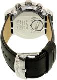 Swatch Men's Digital Quartz Watch with Leather Strap YOS451