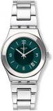 Swatch Womens Analogue Quartz Watch with Stainless Steel Strap YLS468G