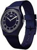 Swatch Unisex Adult Analogue Quartz Watch with Silicone Strap GN254