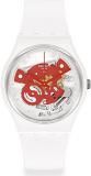 Watch Swatch Gent Bioceramic Lacquered SO31W104 TIME to RED Small