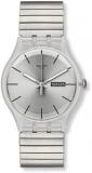 Swatch Mens Analogue Watch with Stainless Steel Strap SUOK700B