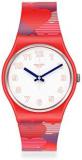 Swatch Womens Analogue Quartz Watch with Silicone Strap GR182