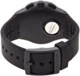 Swatch Unisex Watch Twice Again SUSB401 Chronograph Display and Black Rubber