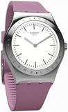 Swatch Womens Analogue Quartz Watch with Silicone Strap YLS204