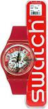 Swatch Mens Analogue Quartz Watch with Silicone Strap GR178