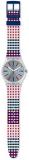 Swatch Unisex Adult Analogue Quartz Watch with Silicone Strap SUOW709