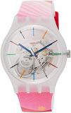 Watch Swatch New Gent SO29Z105 RED Rivers and Mountains Special Edition Beijing ...