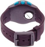 Mens Swatch Chronoplastic - Purple Power Chronograph Watch SUSV400