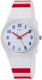 Swatch Women&#39;s Digital Quartz Watch with Silicone Strap GW407