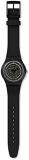 Swatch Mens Analogue Quartz Watch with Silicone Strap SUOB157