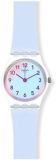 Swatch Womens Analogue Quartz Watch with Silicone Strap LK396