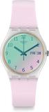 Swatch Unisex Adult Analogue Quartz Watch with Silicone Strap GE714