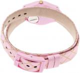 Swatch LP133 25mm Plastic Case Pink Calfskin Mineral Women's Watch