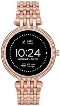 Michael Kors Women's Darci Gen5e Stainless Steel Touchscreen Smartwatch , Color: Rose Gold (Model: MKT5128)