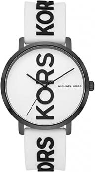 Michael Kors Men Analog Quartz Watch with Silicone Strap MK2829