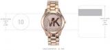 Michael Kors Mini Slim Runway Rose Goldtone Three Hand Watch