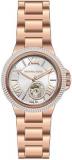 Michael Kors Watch for Women Camille, Automatic Three-Hand Movement, 33 mm Rose ...
