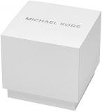 Michael Kors Watch for Men Hutton, Chronograph Movement, 43 mm Silver Stainless Steel Case with a Stainless Steel Strap, MK8954