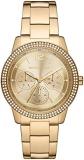 Michael Kors Women's Tibby Multifunction, Gold-Tone Stainless Steel Watch, MK6927