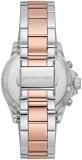 Michael Kors Watch for Women Everest, Chronograph Movement, 36 mm Silver Stainless Steel Case with a Stainless Steel Strap, MK7214