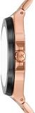 Michael Kors Watch for Men Lennox, Chronograph Movement, 45 mm Rose Gold Stainless Steel Case with a Stainless Steel Strap, MK8940