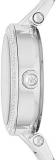 Michael Kors Women's 33.00mm Quartz Watch with Silver Analogue dial and Silver Metal Strap MK6350