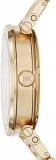 Michael Kors Watch for Men Greer, Automatic Movement, 43 mm Gold Stainless Steel Case with a Stainless Steel Strap, MK9035