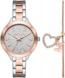 Michael Kors MK1045 Ladies Slim Runway Watch and Bracelet Gift Set