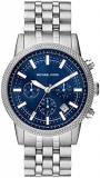 Michael Kors Watch for Men Hutton, Chronograph Movement, 43 mm Silver Stainless ...